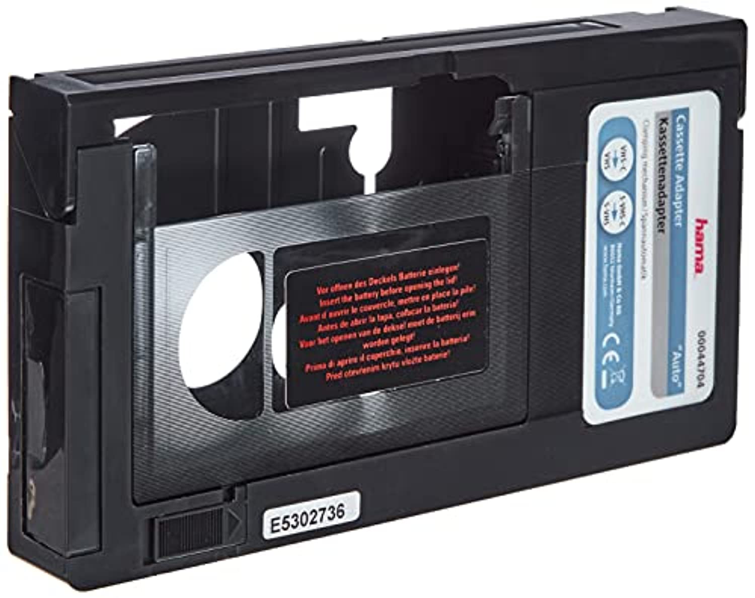 Hama Adattatore x Cassette da VHS-C a VHS Automatica –