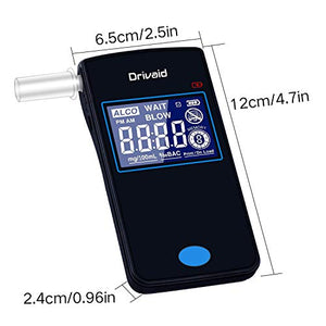 Drivaid Etilometro Portatile Digitale, Professionale Ricaricabile Alcool... - Ilgrandebazar
