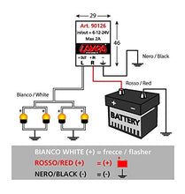 Carica l&#39;immagine nel visualizzatore di Gallery, Lampa 90126, Dispositivo elettronico lampeggiatore per indicatori Led 6/12 /... - Ilgrandebazar