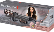 Carica l&#39;immagine nel visualizzatore di Gallery, Remington Spazzola Rotante per Capelli, Asciugacapelli, 1000 W, Setole Morbide (40/50 mm), 2 Velocità e Temp, Rivestimento in Ceramica con Cheratina e Olio di Mandorle, Keratin Protect AS8811