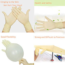 Carica l&#39;immagine nel visualizzatore di Gallery, Guanti monouso Lattice lattiginoso e senza polvere per la lavorazione degli...