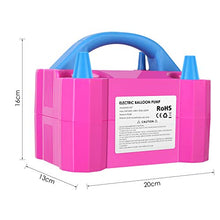 Carica l&#39;immagine nel visualizzatore di Gallery, MVPOWER Pompa Palloncino Elettrica Doppia Aria Gonfiatore per 600W Rosado