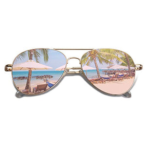 SOJOS Occhiali da Sole 2019 Uomo e Donna Vintage Retro Classici Specchiati...