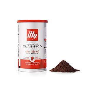 illy Caffè Moka Macinato Tostato Classico - Confezione da 12 Barattoli da...