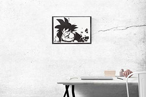 Poster Son Goku Dragon Ball Handmade Graffiti Street Art - Artwork