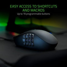 Carica l&#39;immagine nel visualizzatore di Gallery, Razer Naga Trinity MOBA/MMO, Mouse da gioco, 3 Pannelli Laterali...