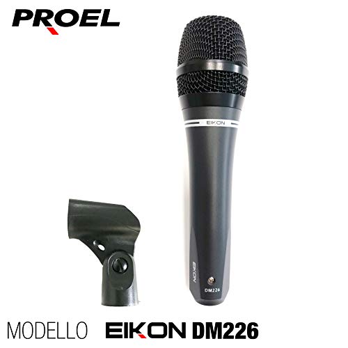 PROEL EIKON DM226 - Microfono palmare dinamico + custodia per uso - Ilgrandebazar