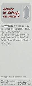 Mavadry Seche Vernis di Mavala, Donna - 10 ml. - Ilgrandebazar