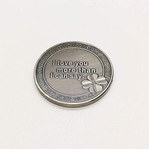 Moneta d'amore Commemorativa Amore Parole 'I Love You More Than I Can Say'...