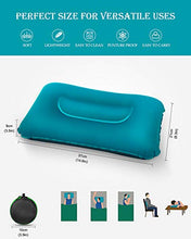 Carica l'immagine nel visualizzatore di Gallery, deepee Ultraleggero Cuscino Gonfiabile per Campeggio, Blu-1 Pezzi