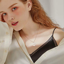 Carica l'immagine nel visualizzatore di Gallery, SIMPLOVE Collana da Donna in Argento Sterling 925, con Ciondolo a Forma di...
