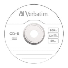 Carica l&#39;immagine nel visualizzatore di Gallery, Verbatim CD-R 52x 700MB, confezione da 100 100 Stück
