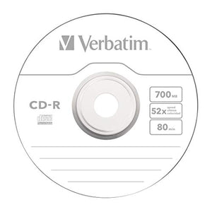 Verbatim CD-R 52x 700MB, confezione da 100 100 Stück