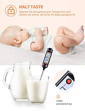 Carica l&#39;immagine nel visualizzatore di Gallery, Habor, Termometro Digitale da Cucina con 5,9&quot; Sonda, Display LED &amp; 1Pack - Ilgrandebazar