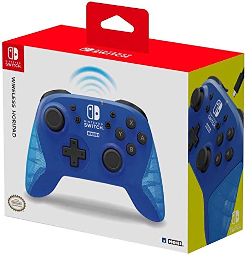 Hori Controller Horipad Wireless (Blu) - Ufficiale Nintendo - Blu