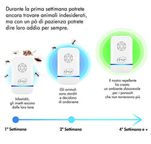 Carica l'immagine nel visualizzatore di Gallery, EFASI Repellente Ultrasuoni, Ultrasuoni per Topi, Professionale 2020,...