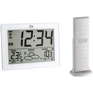TFA Dostmann 35.1125.02 Metro Stazione Meteo Wireless, Bianco - Ilgrandebazar