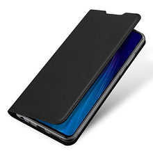 Carica l&#39;immagine nel visualizzatore di Gallery, DUX DUCIS Cover Xiaomi Redmi Note 8T, Flip Caso Custodia Pelle PU con Nero - Ilgrandebazar