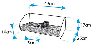 Imex el zorro 71417 Cestino bruciatore di pellet, 49 x 25 x 17 cm - Ilgrandebazar