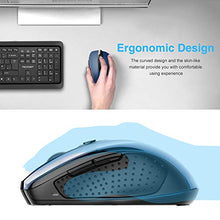 Carica l'immagine nel visualizzatore di Gallery, TECKNET PRO Mouse Senza Fili, 2600DPI, Durata delle batterie di 24 Mesi, Blu