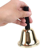 Carica l'immagine nel visualizzatore di Gallery, ECHI Tea Hand campana di metallo, placcata oro mano, forte chiamata Gold - Ilgrandebazar