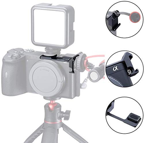 Linghuang Luce Microfono Scarpa Fredda Piastra di Montaggio per Sony A6100 /...