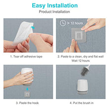 Carica l'immagine nel visualizzatore di Gallery, Scopino per WC, Spazzolone WC Silicone, EWEIMA Scopettino WC con Supporti ad Asciugatura Rapida, Scovolino WC in Silicone Morbido, Montaggio Parete/in Piedi, Set di Spazzole per WC in Silicone, Grigio
