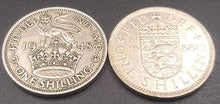 Carica l&#39;immagine nel visualizzatore di Gallery, Confezione da due monete britanniche replica, una con scellino. Georgivs VI... - Ilgrandebazar