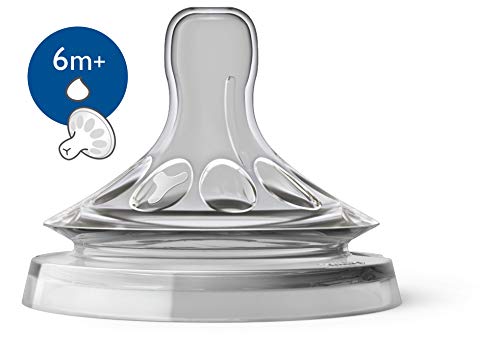 Philips SCF046/27 Avent 2 Tettarelle Natural per Alimenti Densi, Fessura a... - Ilgrandebazar