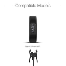 Carica l&#39;immagine nel visualizzatore di Gallery, TUSITA Caricabatterie per Garmin Vivosmart 3 - Supporto Cavo di Ricarica...