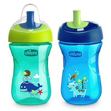 Carica l&#39;immagine nel visualizzatore di Gallery, Chicco 00006941200000 Advanced Tazza Antigoccia, Bambino, 12m+, Azzurro/Blu