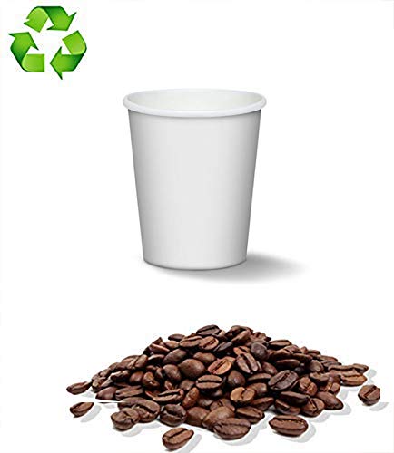 Palucart 500 Bicchieri in Carta per Caffe 90ml Colore Bianco (3 oz)... - Ilgrandebazar