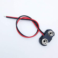 Carica l'immagine nel visualizzatore di Gallery, FUJIE 20 Pezzi Connettori per Batterie 9V I e T Tipo Connettore Clip per...