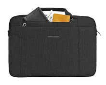 Carica l&#39;immagine nel visualizzatore di Gallery, KROSER Laptop Ventiquattrore Borsa per PC Portatile da 15,6 Nero Carbone