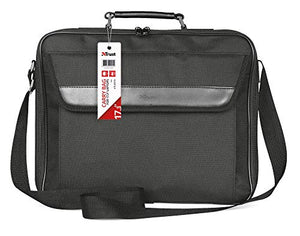 Trust Atlanta Borsa per Portatile, Fino a 17.3 Pollici, Nero 17"
