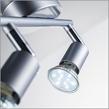 Carica l&#39;immagine nel visualizzatore di Gallery, B.K. Licht Faretti LED da soffitto orientabili, include 2 lampadine GU10 da... - Ilgrandebazar