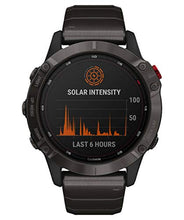 Carica l&#39;immagine nel visualizzatore di Gallery, Garmin fēnix 6 Pro Solar, 47mm Grigio Ardesia con Cinturino Nero - GPS...
