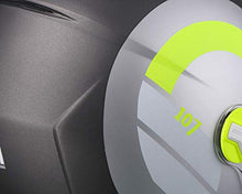 Carica l&#39;immagine nel visualizzatore di Gallery, CGM Casco demi jet 107R TAORMINA Titanium Medium, giallo fluo opaco