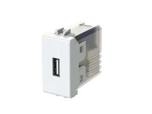 4Box 4B.AM.USB Caricatore USB 2.1 Ampere Compatibile con Bticino Bianco - Ilgrandebazar