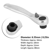 Carica l&#39;immagine nel visualizzatore di Gallery, Mini cacciavite a cricchetto rapido da 6,35 mm, attacco esagonale L&#39;interface - Ilgrandebazar