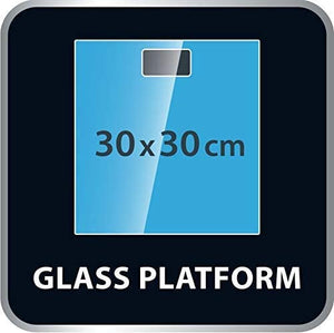 Rowenta BS1131 Classic Bilancia Pesapersone Digitale con Piatto in Vetro, Bianco