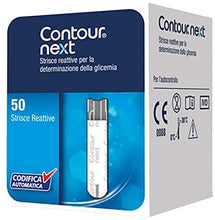 Carica l&#39;immagine nel visualizzatore di Gallery, Contour Next Strisce Reattive per misurazione della glicemia, 50 strisce