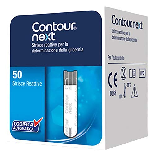 Contour Next Strisce Reattive per misurazione della glicemia, 50 strisce