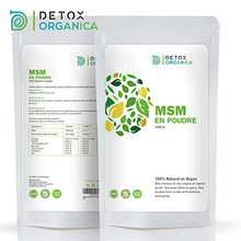 Carica l'immagine nel visualizzatore di Gallery, Detox Organica MSM Polvere 1 kg pura al 99,9% -100% naturale &amp; vegano,...