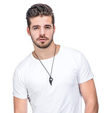 Carica l&#39;immagine nel visualizzatore di Gallery, BESTEEL 2 Pezzi Collane Lupo Dente Acciaio Inossidabile Lunghe Uomo... - Ilgrandebazar