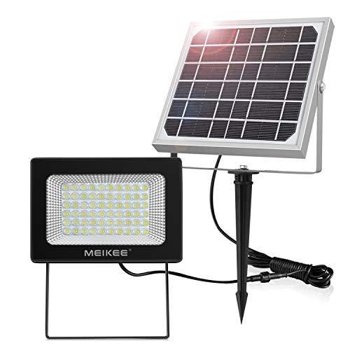 MEIKEE Faretto Solare di 60 LED da Esterno, Controllo Della Luce - Ilgrandebazar