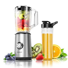 Carica l&#39;immagine nel visualizzatore di Gallery, Aigostar Baron – Frullatore portatile 2 in 1 per frutta e verdura. 350W e...