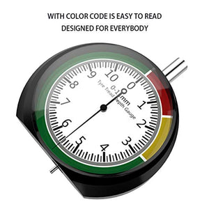 YANSHON Misuratore Battistrada Pneumatici 0-11mm Profonditità... - Ilgrandebazar