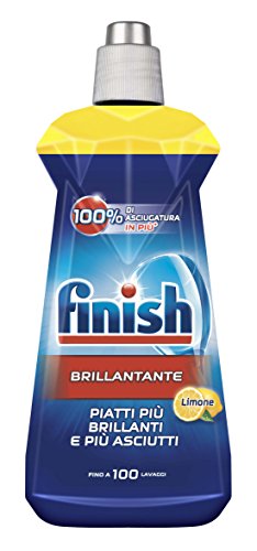 Finish Brillantante Additivo Lavastoviglie, Limone, 500 ml - Ilgrandebazar