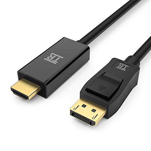 TechRise Cavo DP a HDMI 2m DisplayPort a Adattatore Placcato in Oro,...